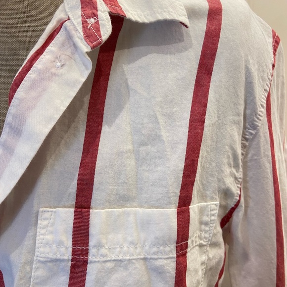 Stripped button down top - Picture 4 of 4